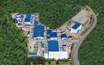 米沢工場 浜理PFST 米沢工場 航空写真