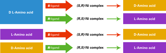 L-D interconversion